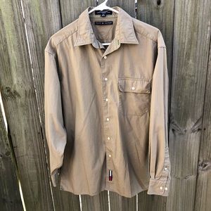 Tommy Hilfiger Khaki Button Front